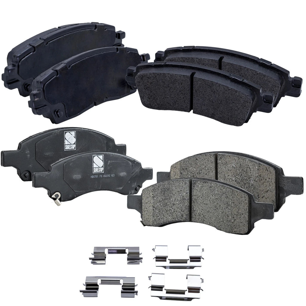 Ceramic Brake Pad Set for Chevrolet Traverse (2009–2017)