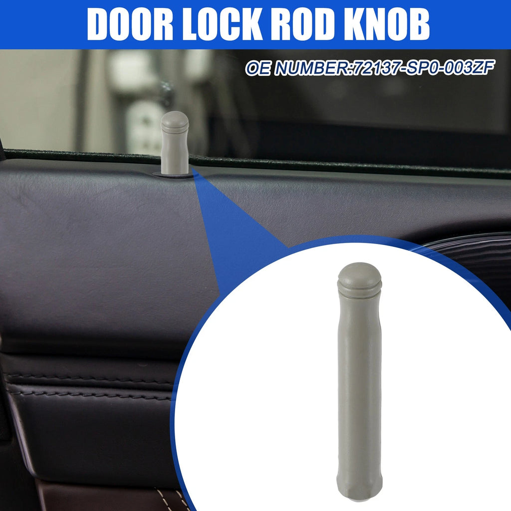 Auto Door Lock Rod Knob Gray for Honda Civic (1996–2000) No.72137-SP0-003ZF
