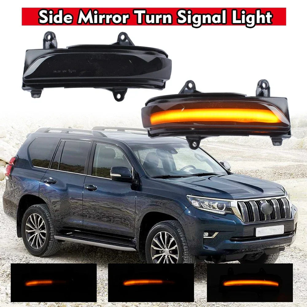 Sequential LED Turn Signal Mirror Lamp for Toyota Land Cruiser Prado FJ150