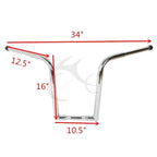 16" Rise Ape Hanger Handlebar for Harley Sportster XL883/1200 (1986–2023)