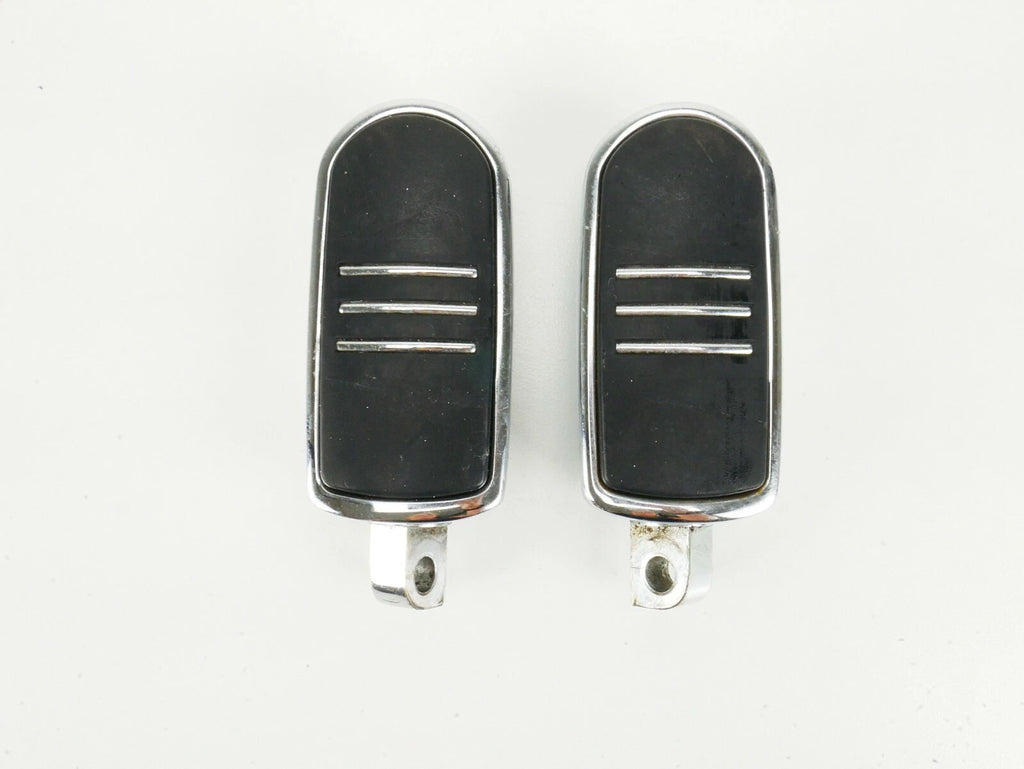 Set of 2 Chrome Passenger Foot Pegs for Harley Davidson Touring (1997–2024)