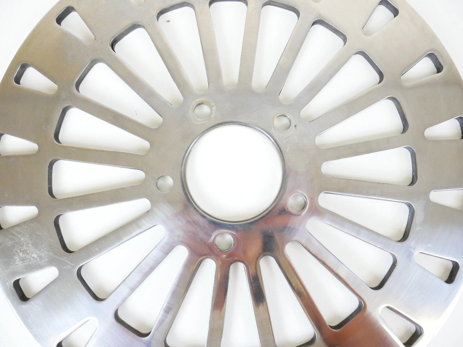 Drag Specialties Polished One-Piece Brake Rotor for Harley Touring (2008–2015)