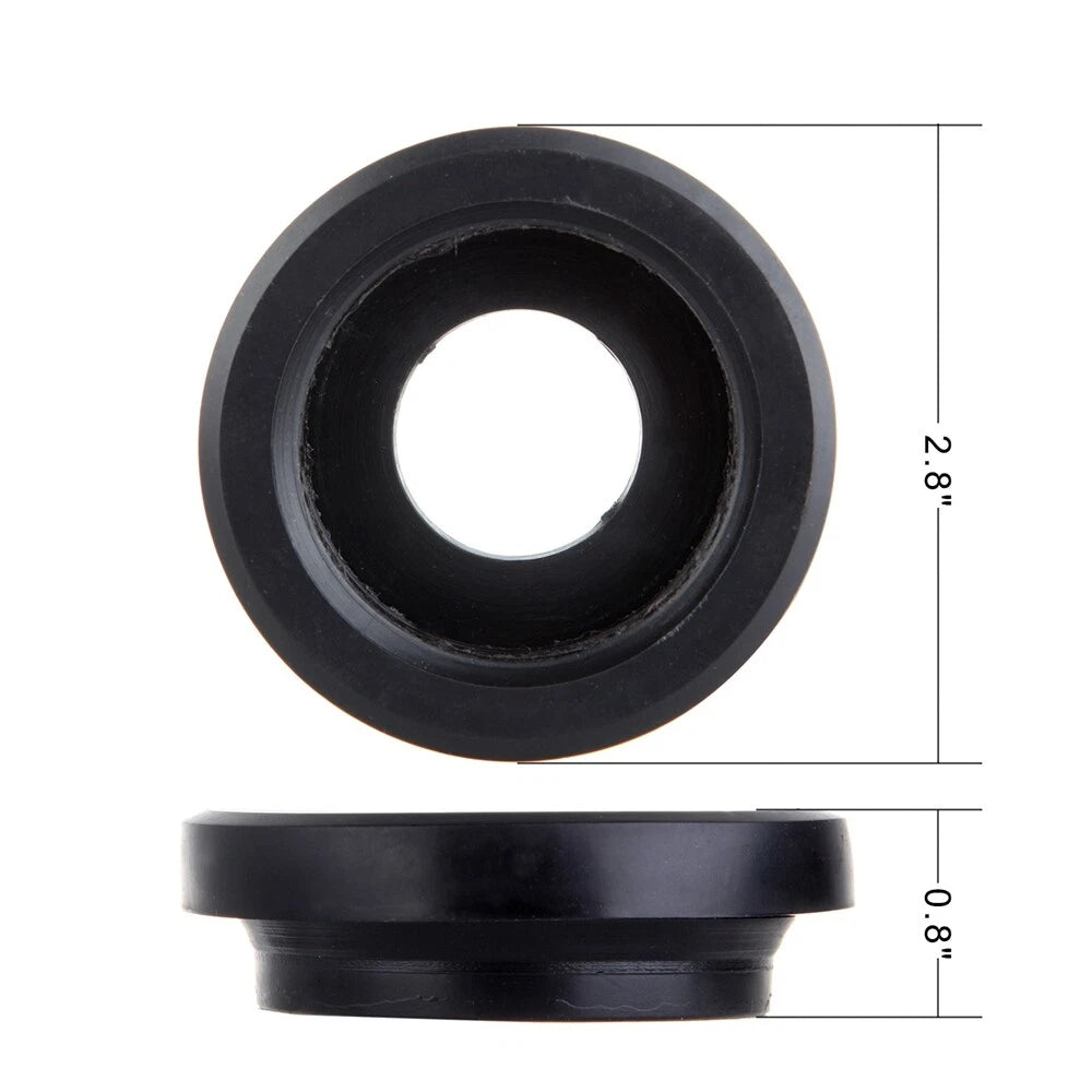 Set of 10 Flush Mount Rubber Grommets for Round Marker Clearance Light 2"