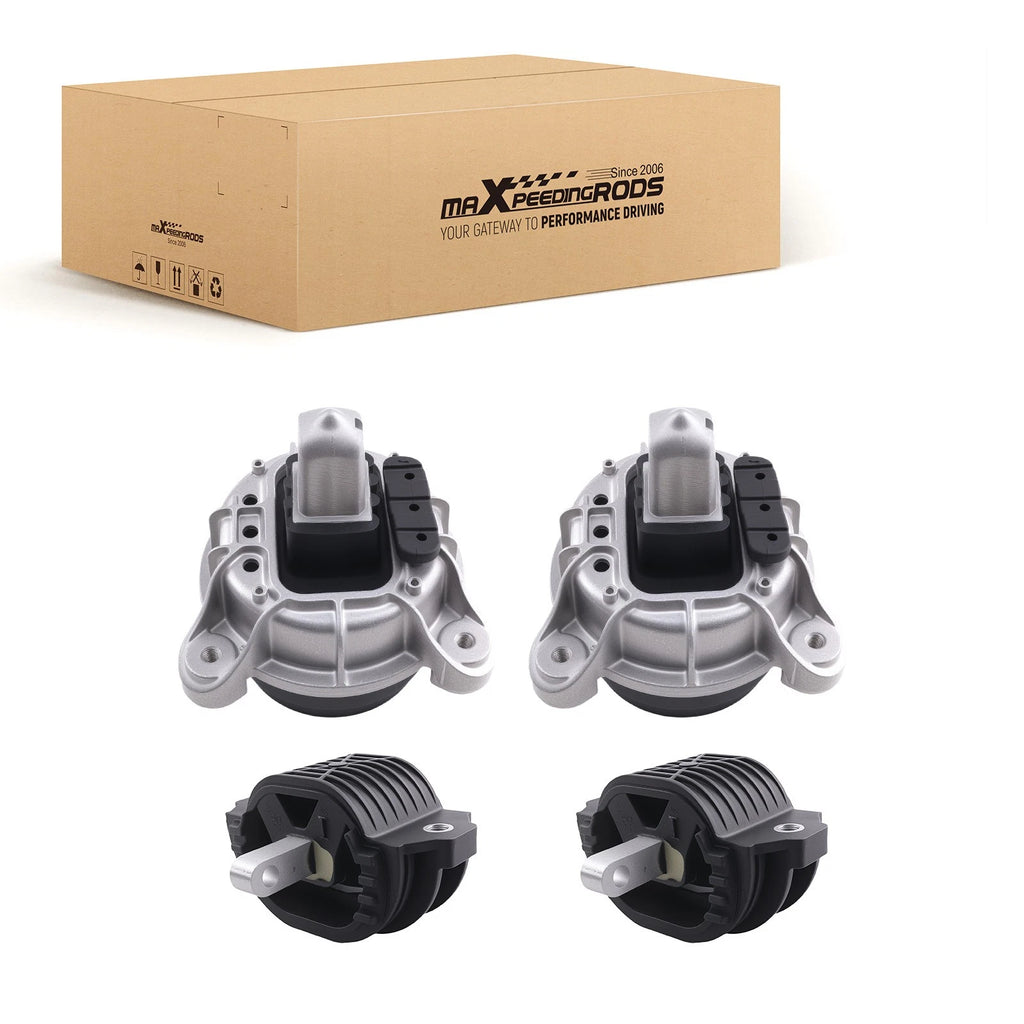 4PCS Engine Motor Transmission Mounts For BMW F10 528i 2014-2016 22116785601