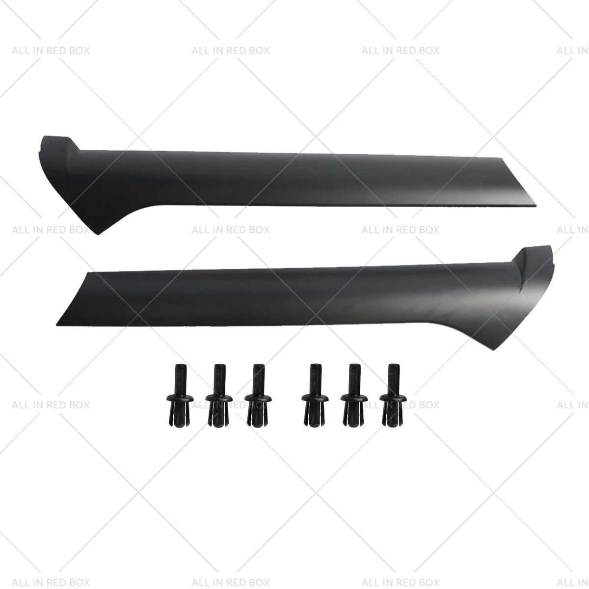 Pair Windscreen Pillar Moldings with Rivets for Land Rover Discovery 2 (1999–2004)