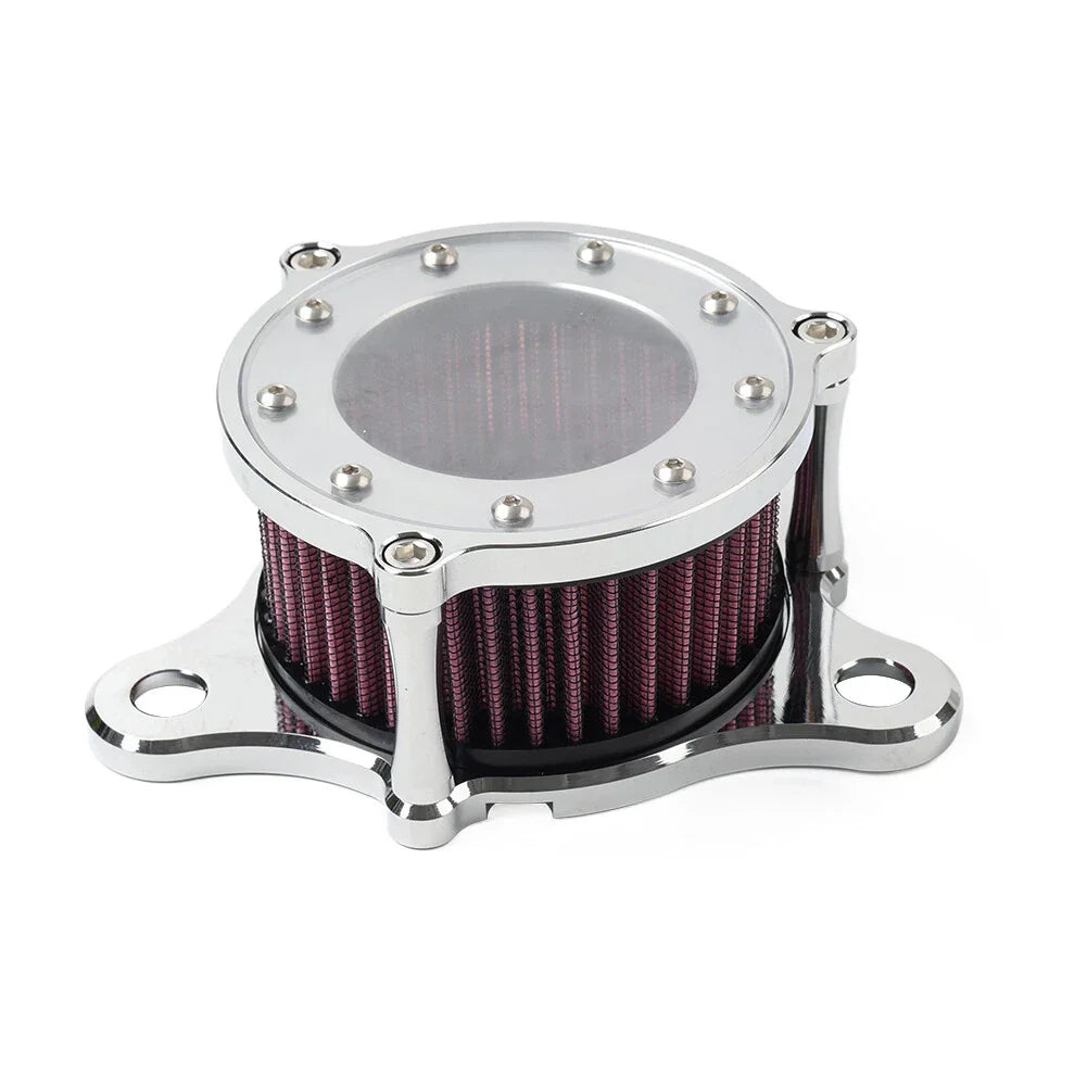 Red Air Cleaner Intake Filter Kit for Harley Sportster 1200 XL883 48 (1991-2021)