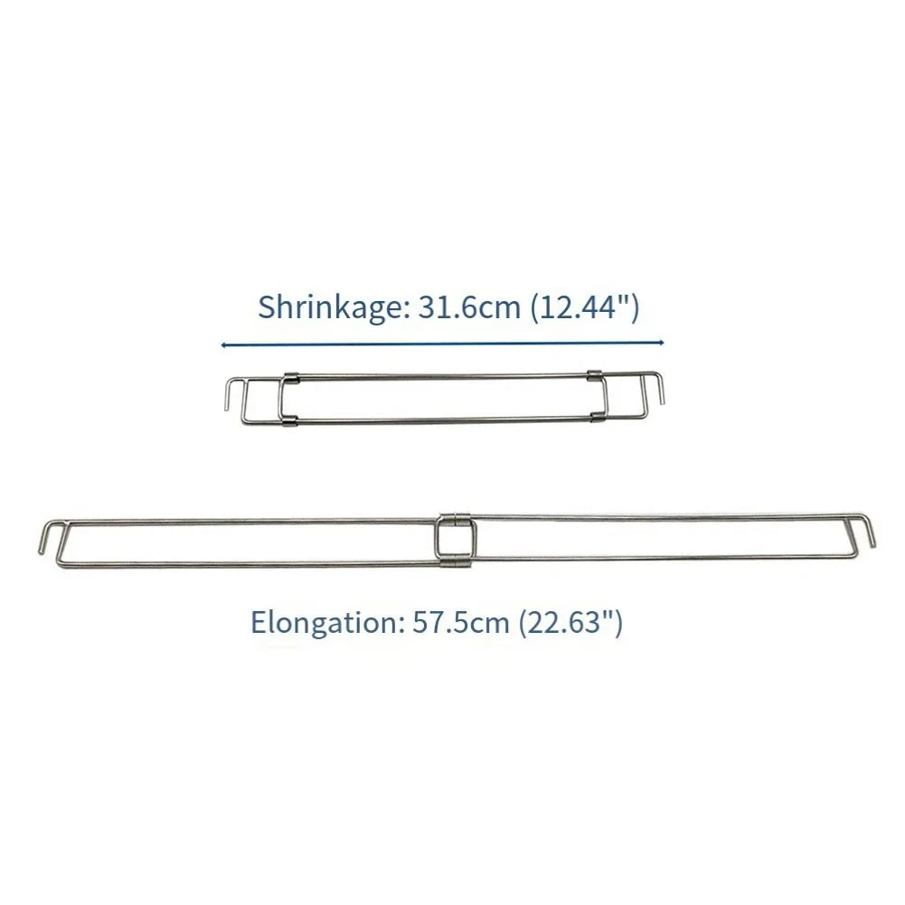4 x Fridge Organization Bar Set for RV