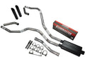 Dual Exhaust System for Nissan Titan (2004–2006) 2.5" with Black Tips