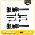 Set of 8 Front Struts Tie Rod Sway Bar for Hyundai Azera Sonata