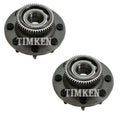 Set of 2 Timken Front Wheel Bearing Hub Kit for Dodge Ram 2500 3500 (2000–2002)