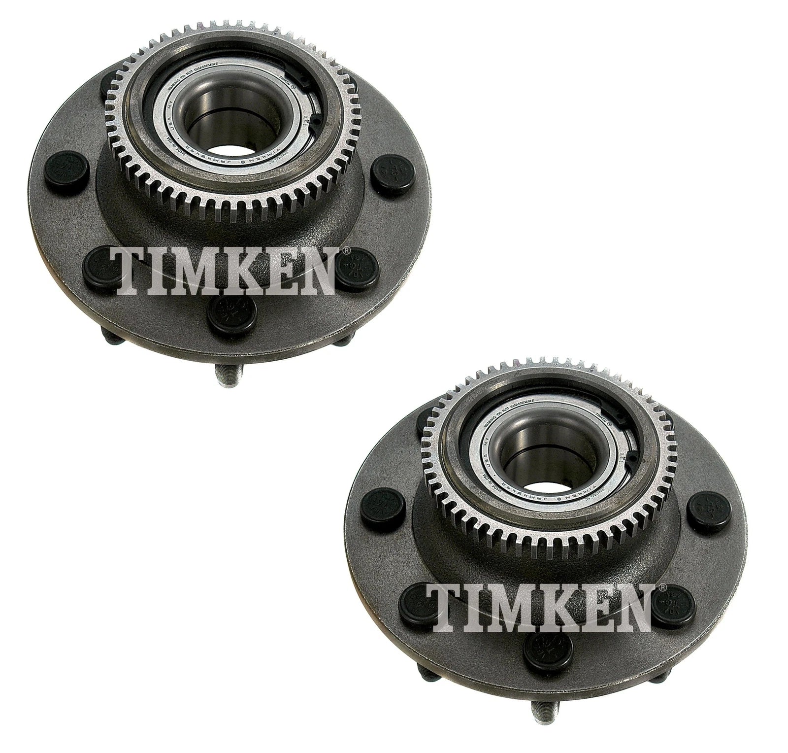 Set of 2 Timken Front Wheel Bearing Hub Kit for Dodge Ram 2500 3500 (2000–2002)
