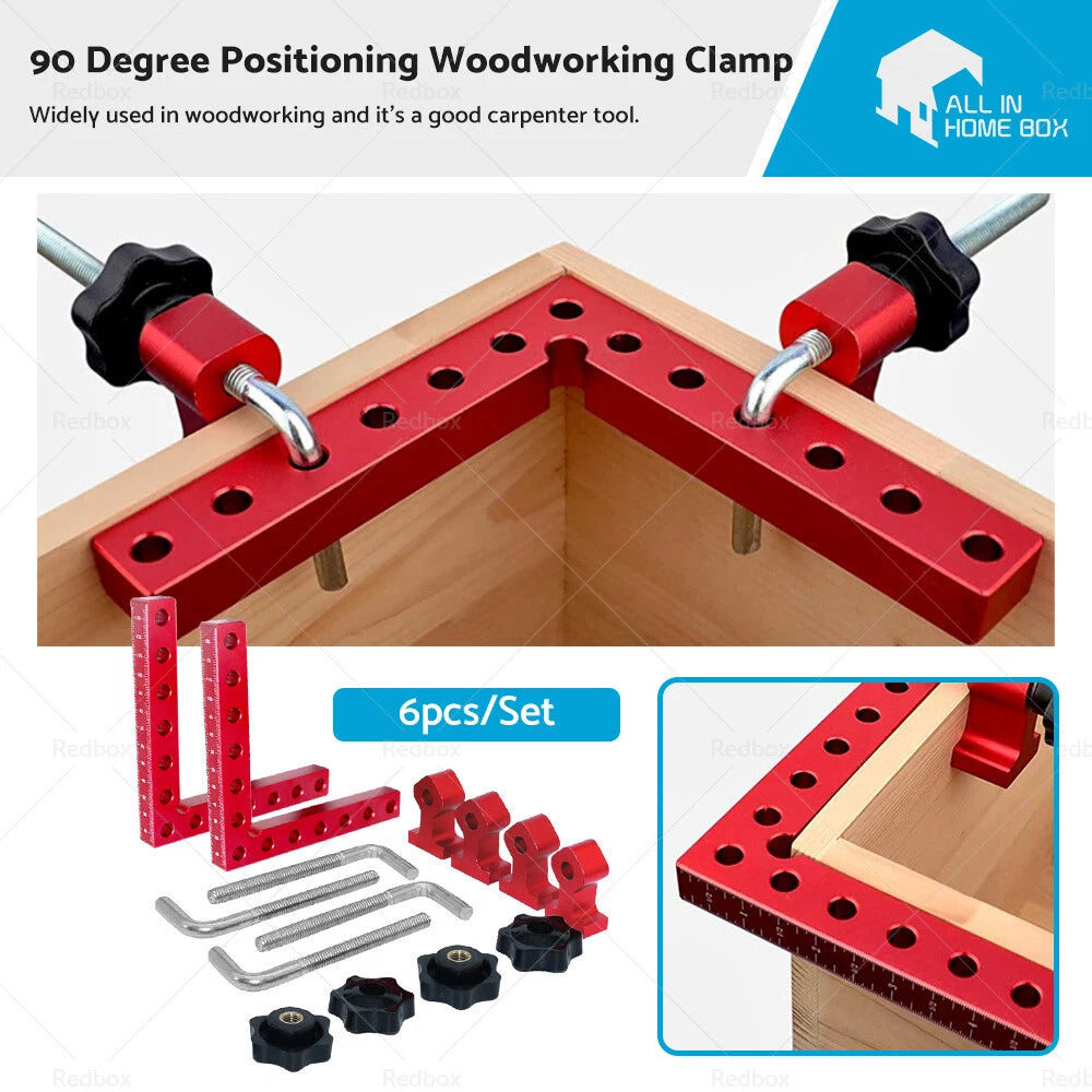 Positioning Squares Right Angle Clamp for Woodworking (90°)