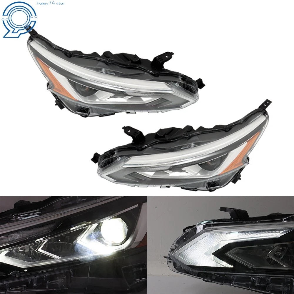 Factory Chrome Housing Pair for Nissan Altima (2019–2021) LED Headlights