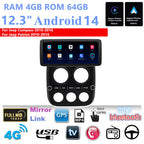 12.3'' Carplay Stereo Radio Head Unit for Jeep Compass Patriot (2010-2016)