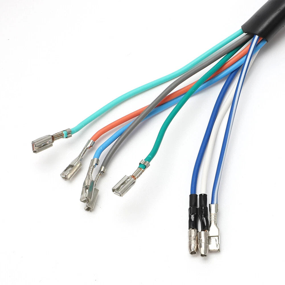 Set of 4 Universal Motorcycle Indicator Wiring Loom Harness Relay Kit
