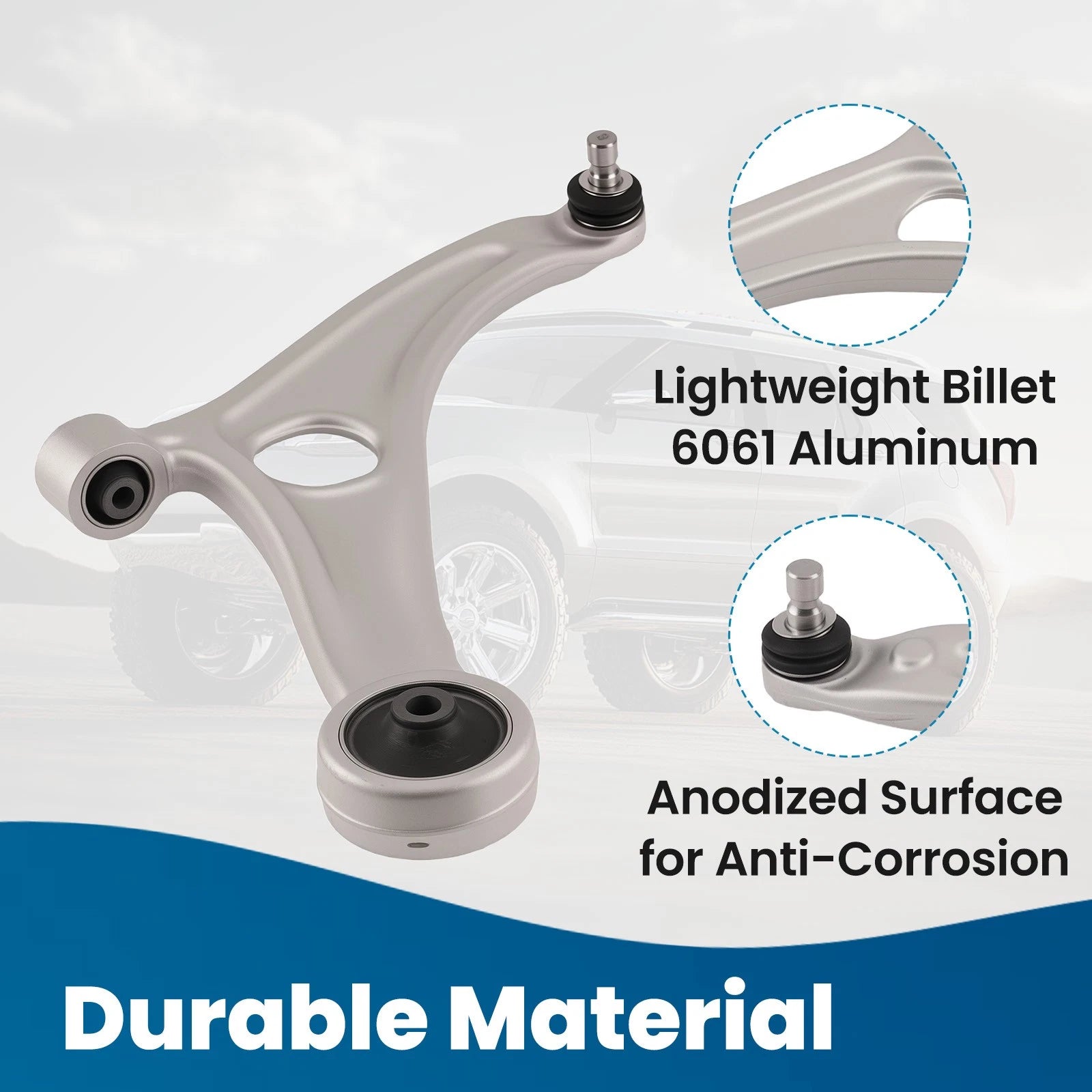 Front Right Lower Control Arm with Ball Joint for Hyundai Sonata Azera (2011–2017)