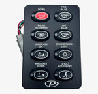Vertical Multi Function 8 Position Helm Switch Panel for Pursuit Boats