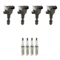 Set of 4 Ignition Coils & NGK Iridium Spark Plugs for Aura Cobalt G5 (2005–2010)
