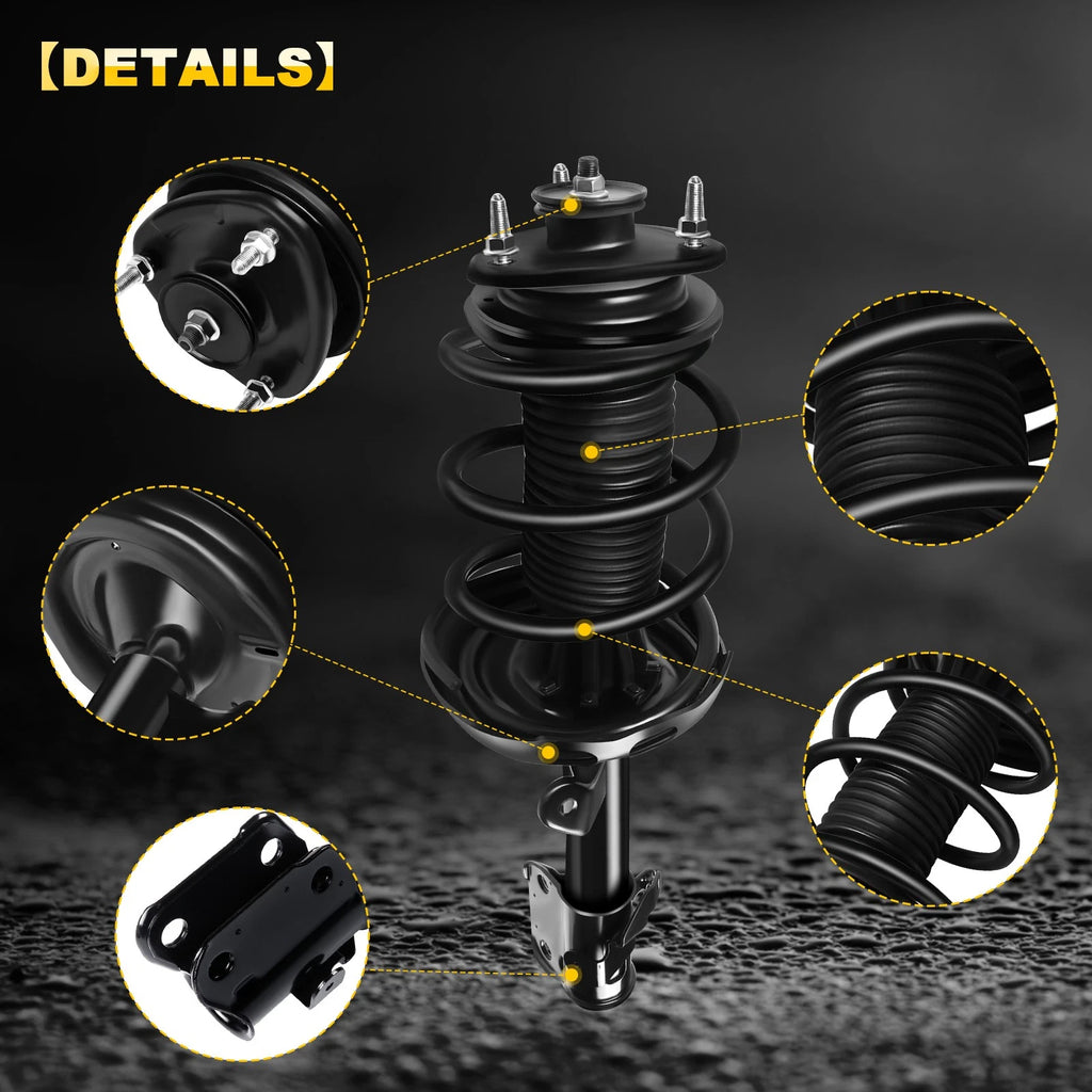Set of 2 Complete Struts for Honda Ridgeline (2006–2014)