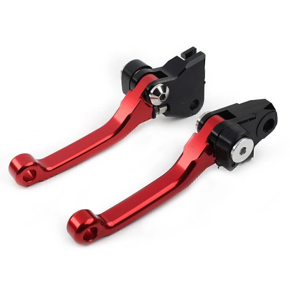 CNC Pivot Clutch Brake Levers for Yamaha YZ 250F YZ 426F YZ 450F (2009–2020) Red