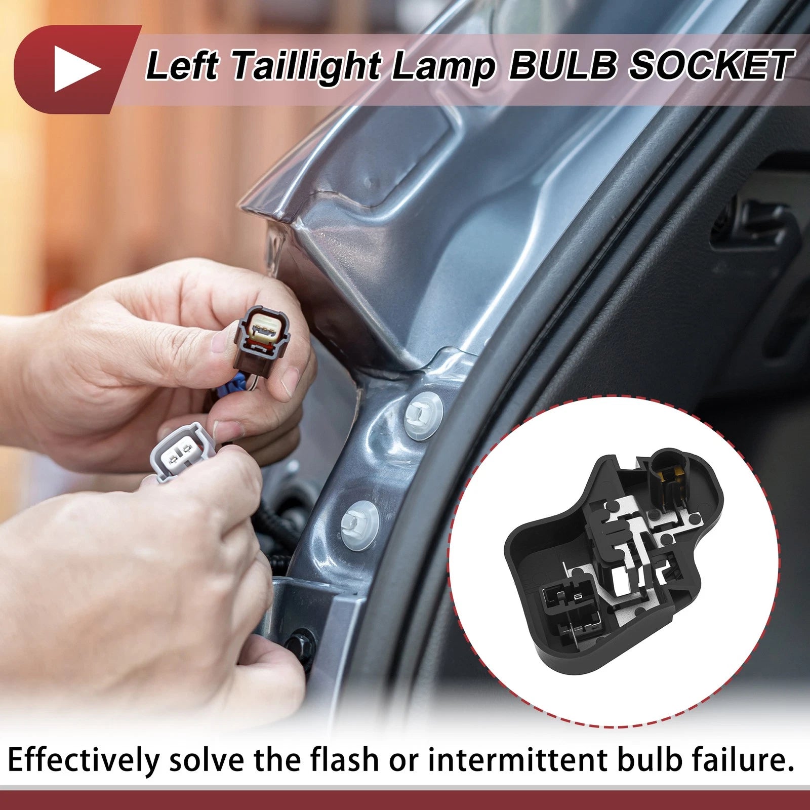 Left Taillight Socket for Volkswagen Golf 6 (2009–2013) 5K0945259