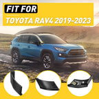 A-pillar Trim Panel Cover for Toyota RAV4 (2019–2023) Black ABS