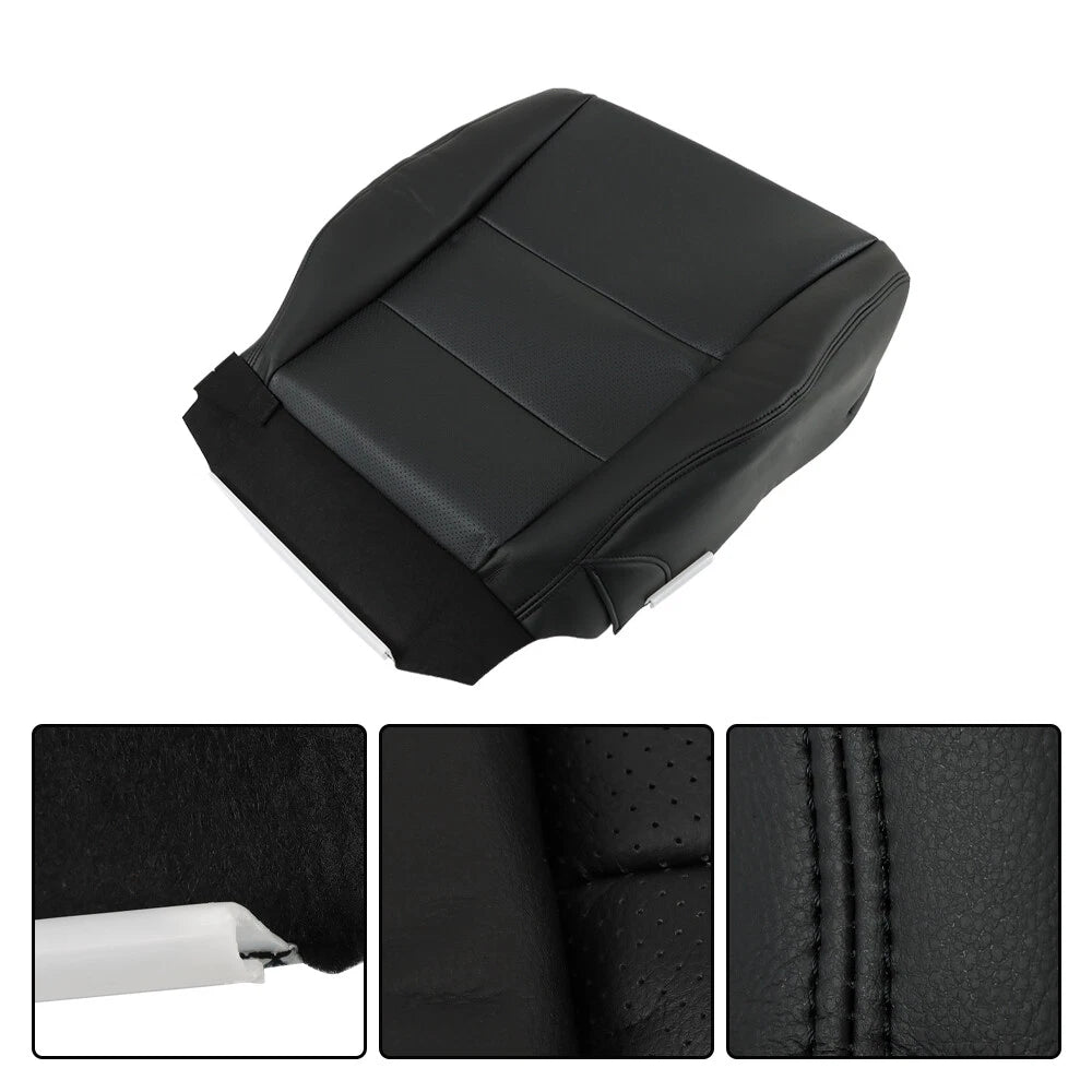 Leather Seat Cover for Acura RDX (2007–2012) Black Driver Bottom