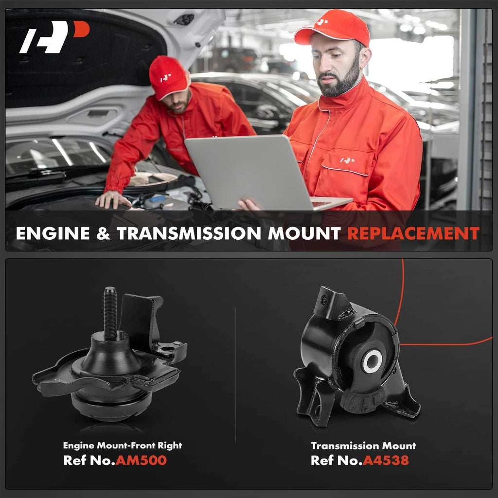 2X Engine Motor & Transmission Mount for Honda Fit (2007-2008)