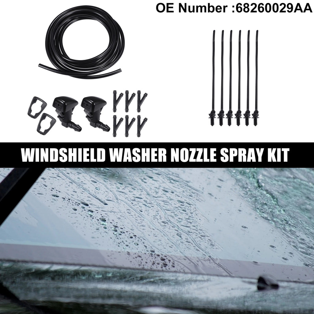 Set of 2 Windshield Washer Nozzles for Chrysler 300 (2005–2010) No. 68260029AA