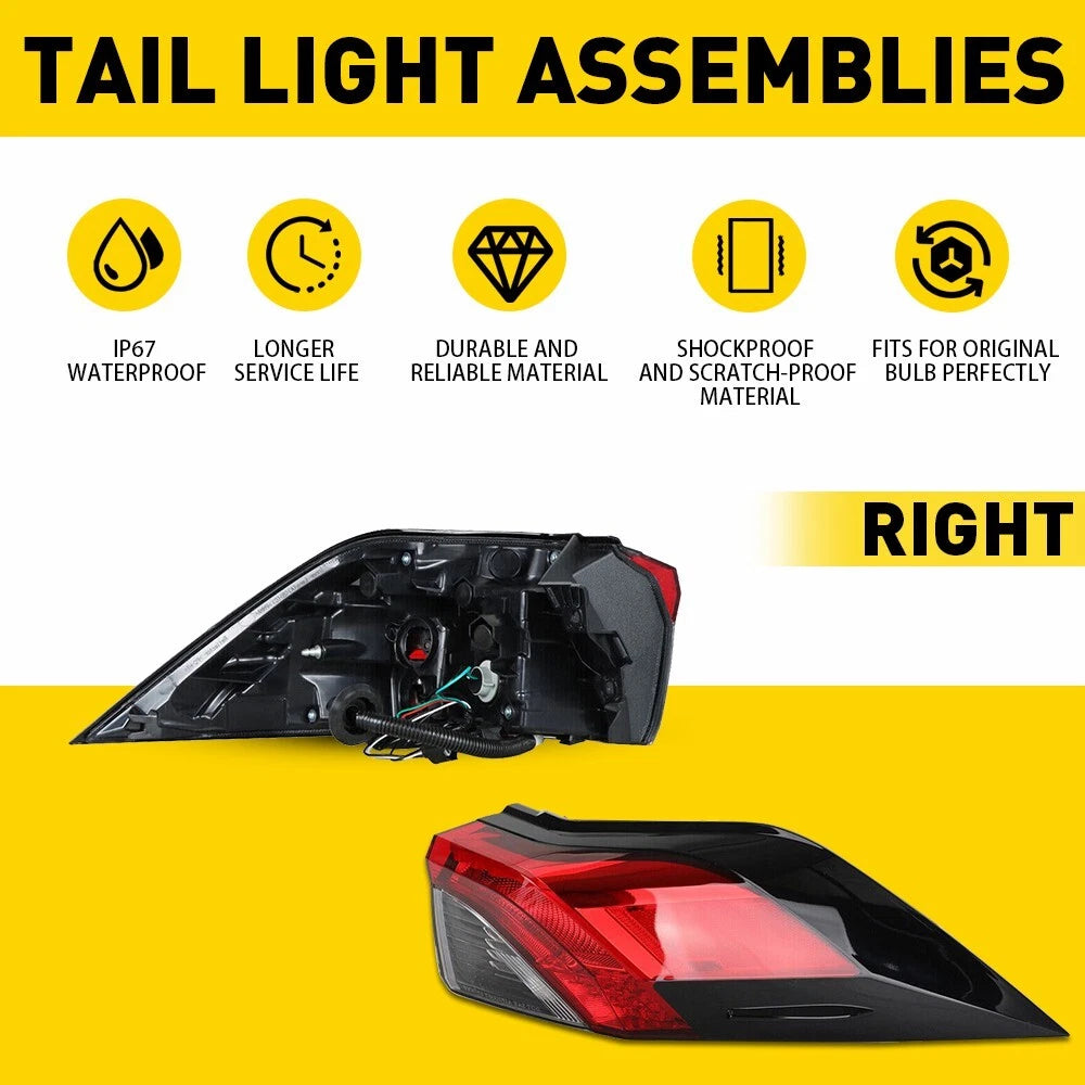 Rear Outer Tail Light Lamp for Toyota RAV4 (2019–2020) Right Side