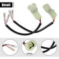 Motorcycle Turn Signal Cable Adapter Connectors for Honda  2 x