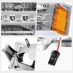 LED DRL Chrome Housing Bumper Light for Silverado/Avalanche (2003–2007)