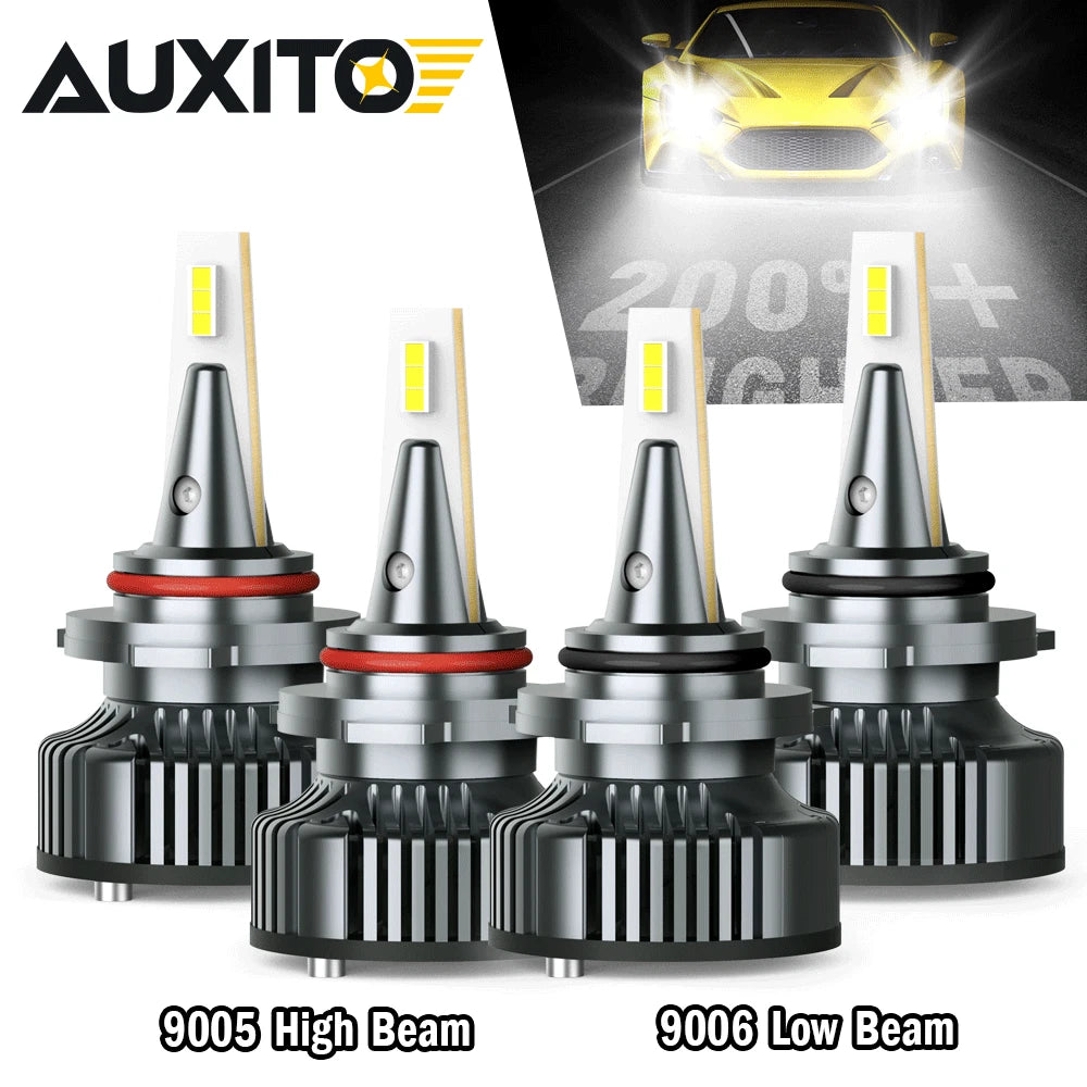 Set of 2 CANBUS LED Headlight Bulbs for Chevy Silverado 1500 2500 HD (2001–2006)