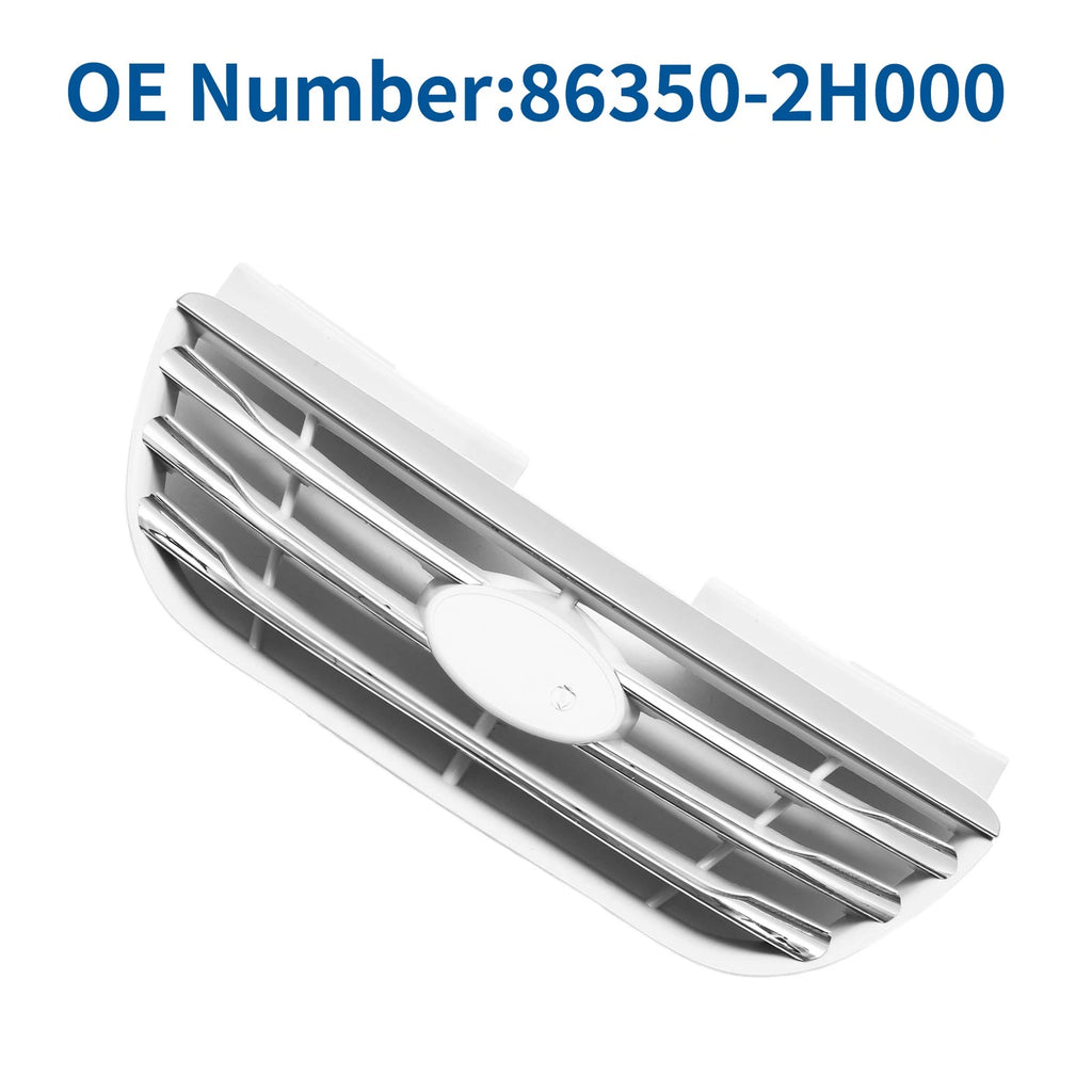Front Upper Bumper Grille for Hyundai Elantra (2008–2009) Chrome