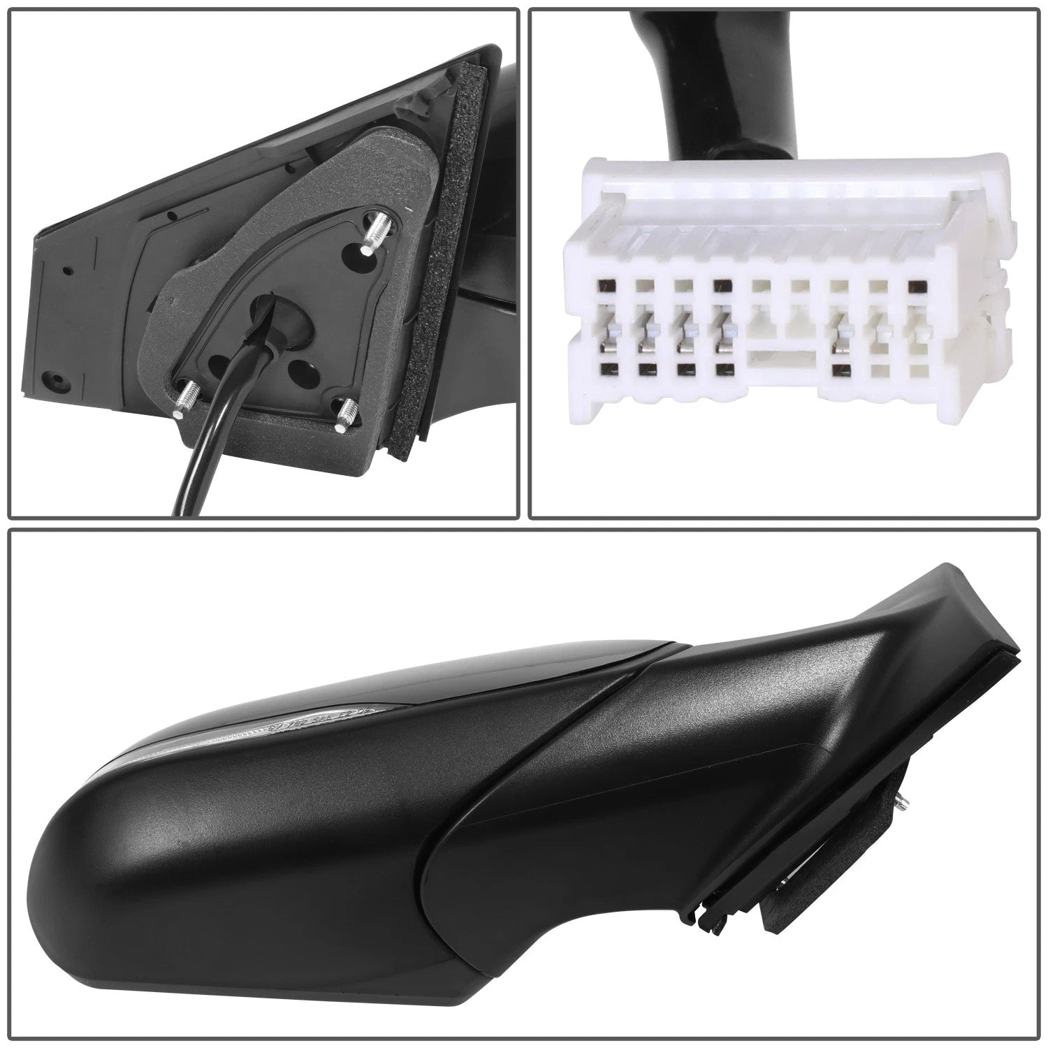 Set of 2 Black Nerf Bars for Ford F150 SuperCrew Cab (2004–2014)
