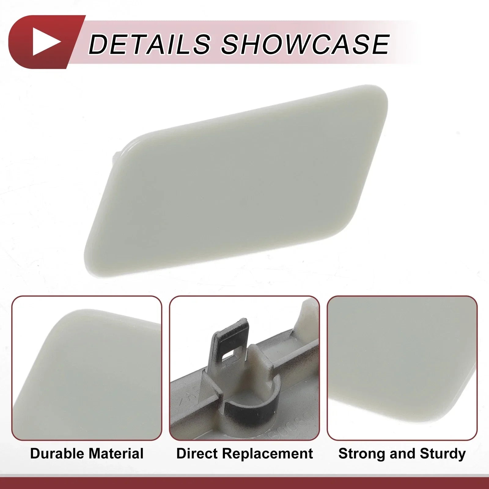 Front Left Washer Nozzle Cover for Lexus LX570 (2016-2021) - Unpainted 1 x Cap