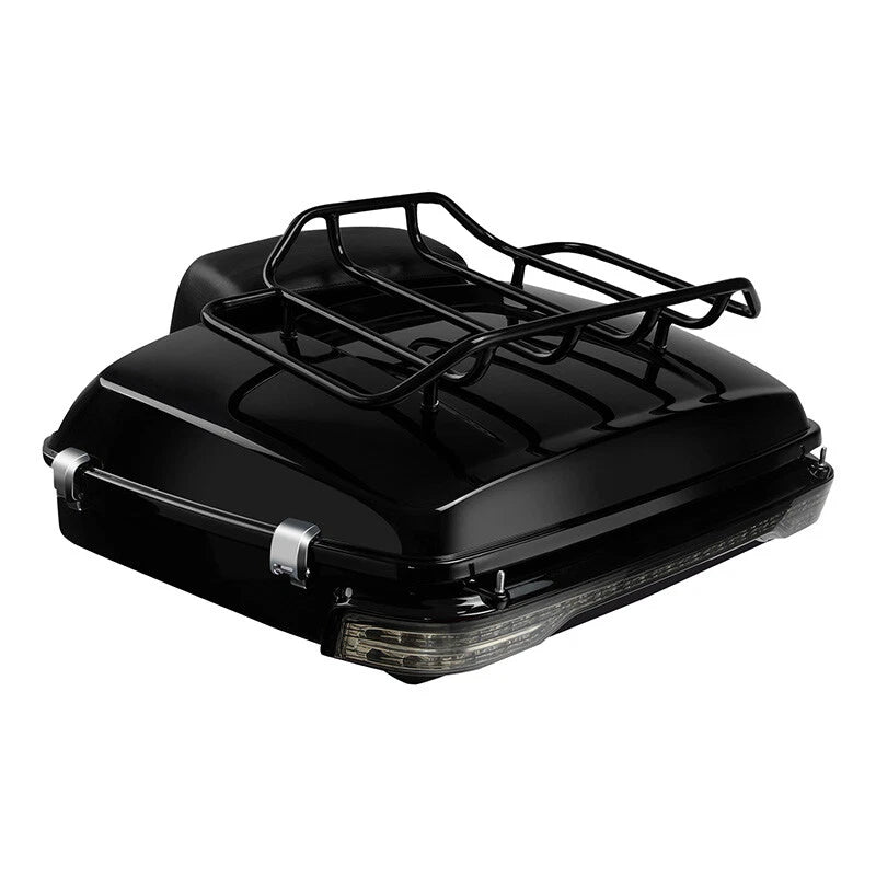 Chopped Trunk Backrest Luggage Rack LED Light for Harley Touring (2014–2026)
