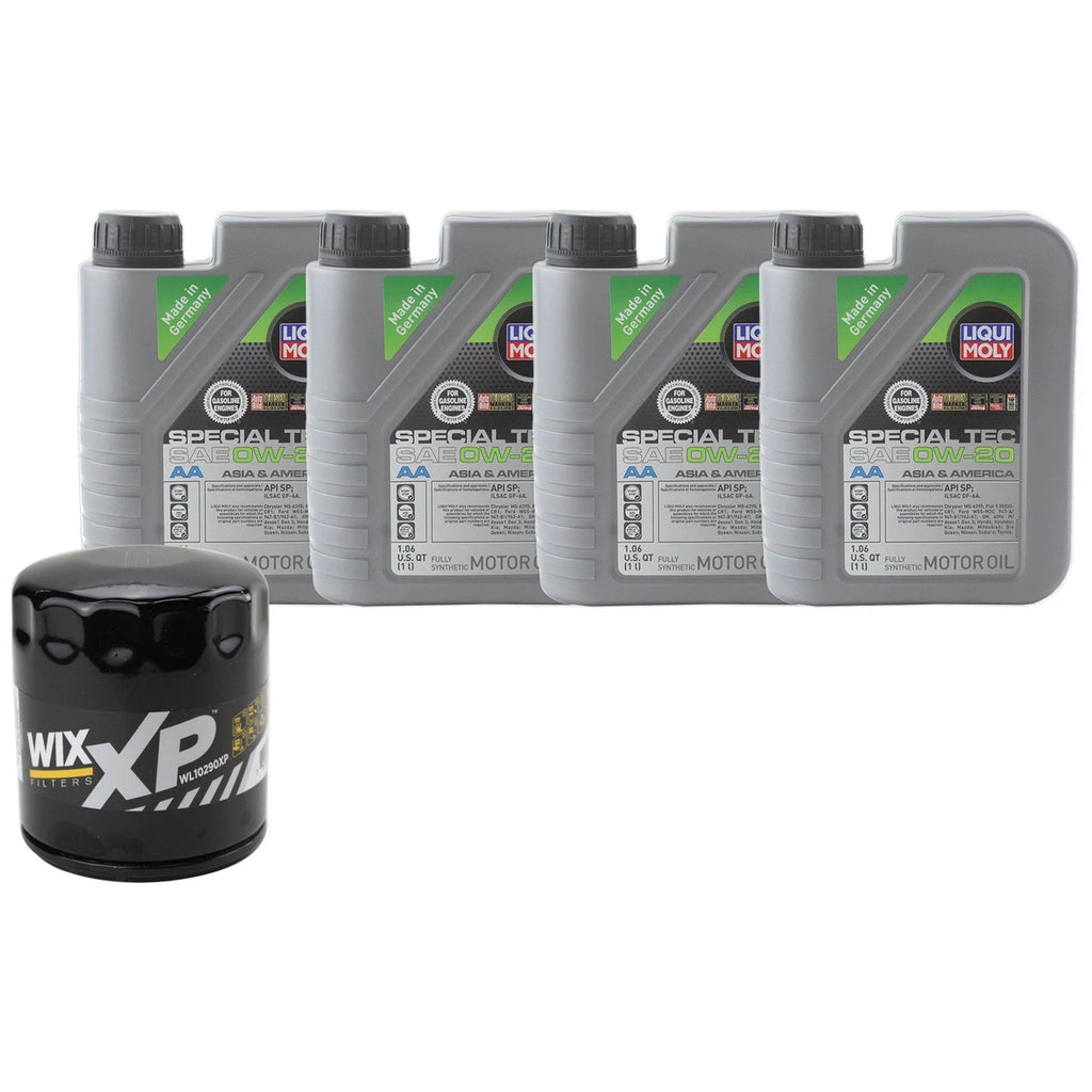 Set of 4 Liqui Moly Special Tec AA 0W-20 Engine Oil Change Kit for Encore Trax (2013–2020)