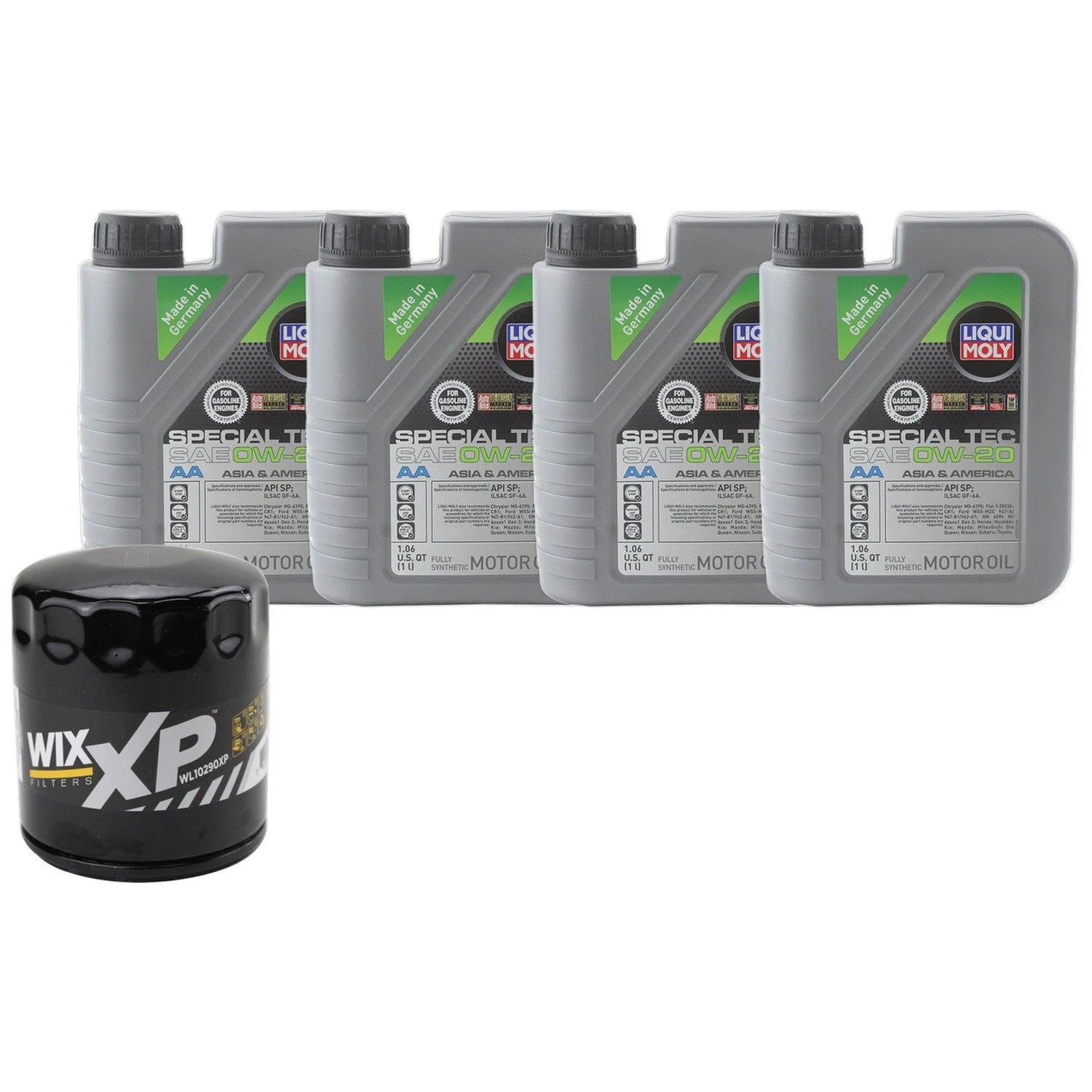 Set of 4 Liqui Moly Special Tec AA 0W-20 Engine Oil Change Kit for Encore Trax (2013–2020)