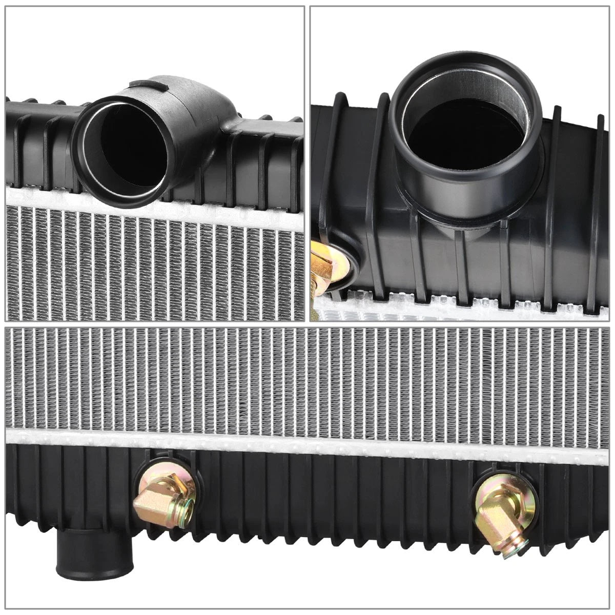 2X Aluminum Core 2-Row Radiator for International ProStar/8600 8500 TranStar (2010–2015)