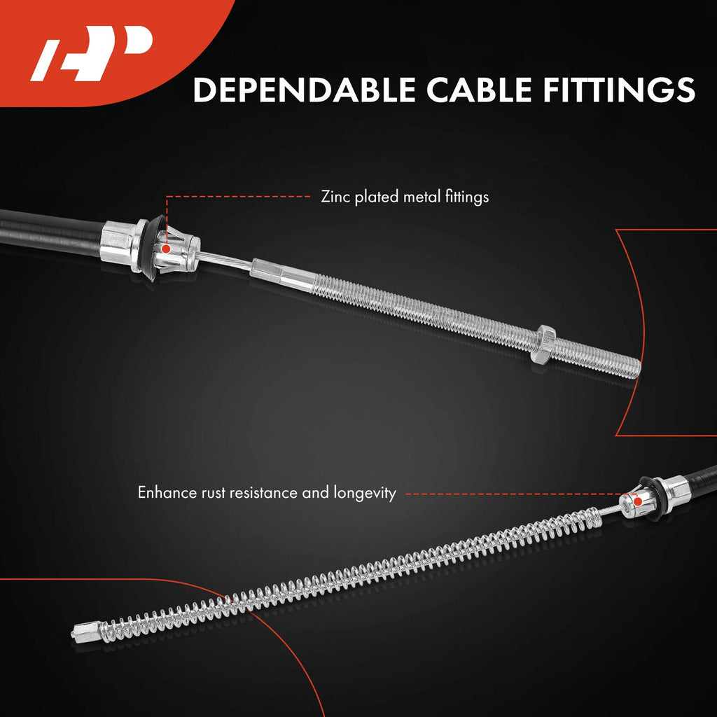 Rear Right Parking Brake Cable for Chevrolet GMC C3500 (1990-2000)