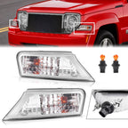 2X Turn Signal Corner Parking Light Clear for Jeep Liberty (2008–2012) W/Bulbs