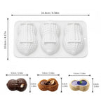 8 Inch Peanut Shape Silicone Molding Tray for Baking