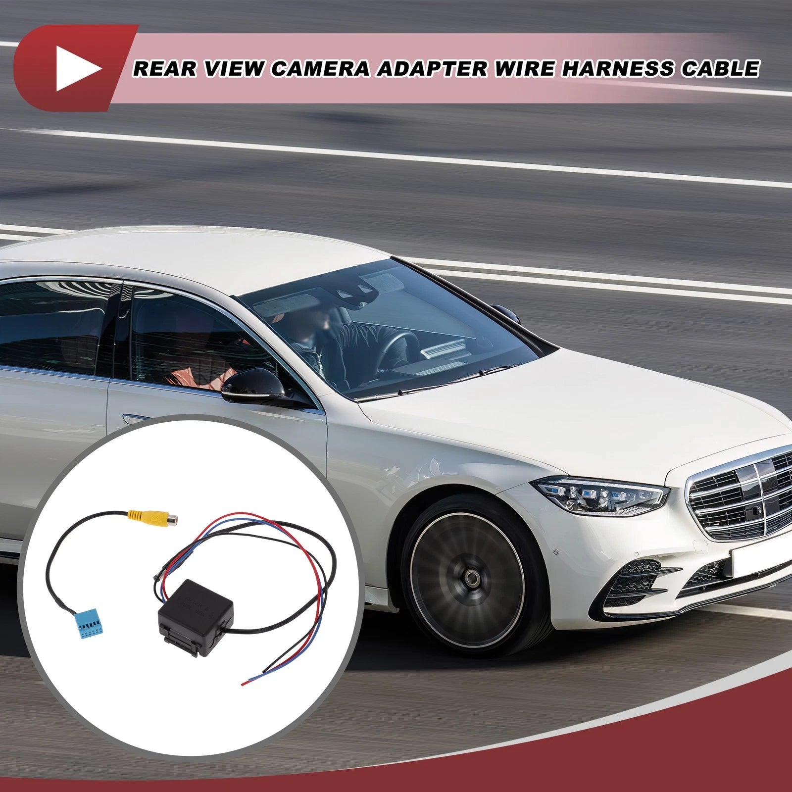 Rear View Camera Adapter Wire Harness Cable for VW BMW (Set of 1)