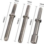 7Pcs Pneumatic Air Rivet Hammer Tool Set with Chisel Bits