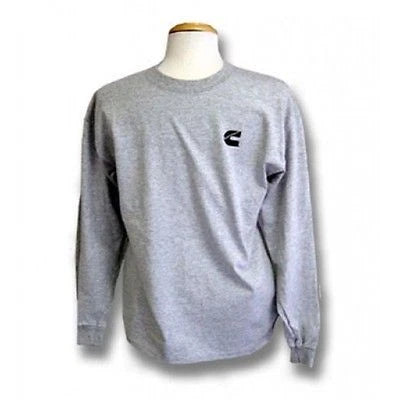 Cummins Diesel Gray Long Sleeve T-Shirt for Truck (Medium)