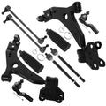 Set of 10 Front Control Arm Tie Rod Ends for Ford Escape (2013–2018)