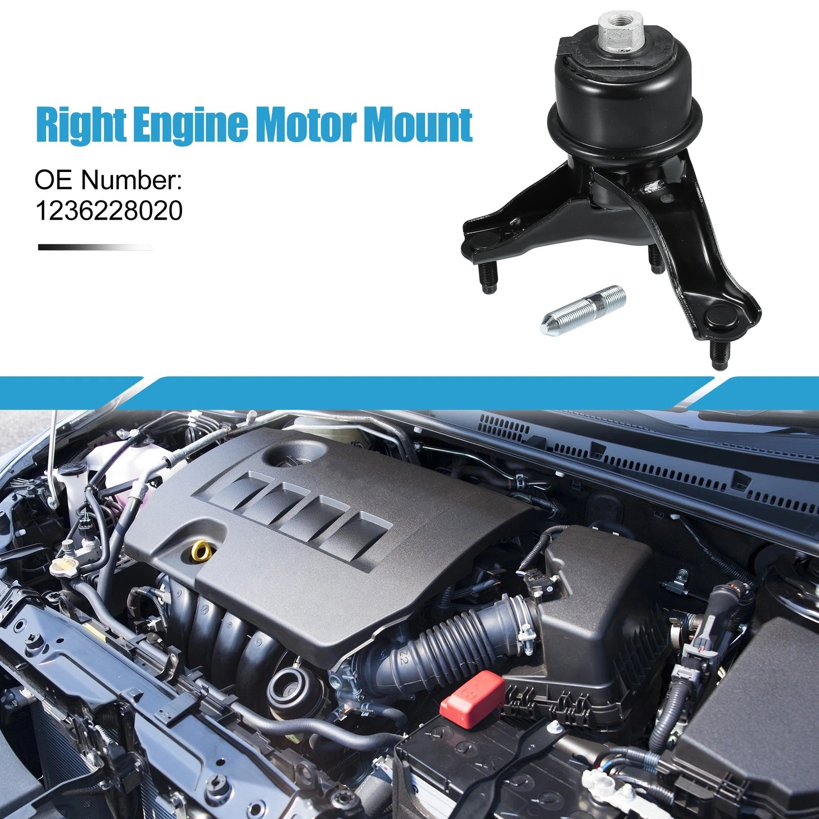Engine Motor Mount Right Trans Mounting Insulator for Toyota Highlander (2001–2007)