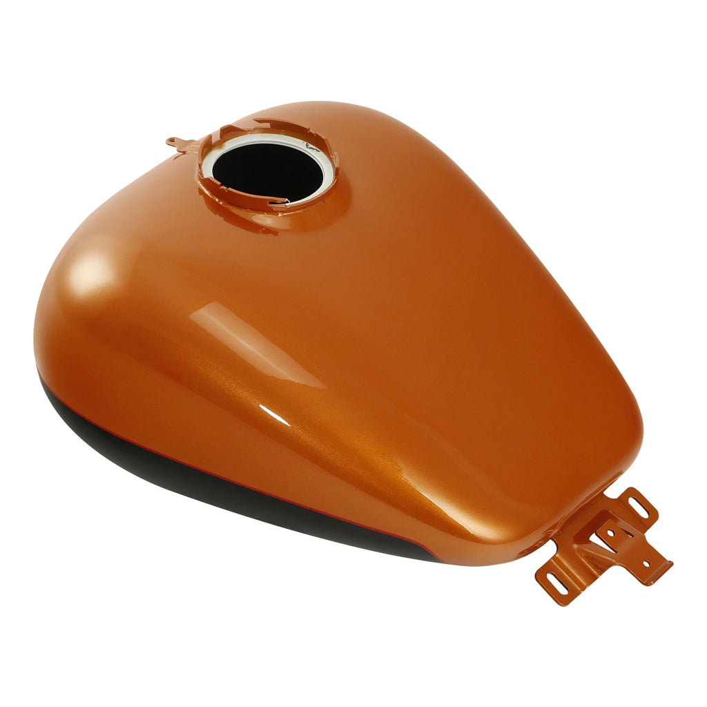 6 Gallon Fuel Gas Tank for Harley Touring Glide (2008–2023) Amber Whiskey/Vivid Black