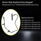 Keyless Entry Keypad for Ford F150 F250 F350 F450 F550 (2015–2020) FL3Z-14A626-AD